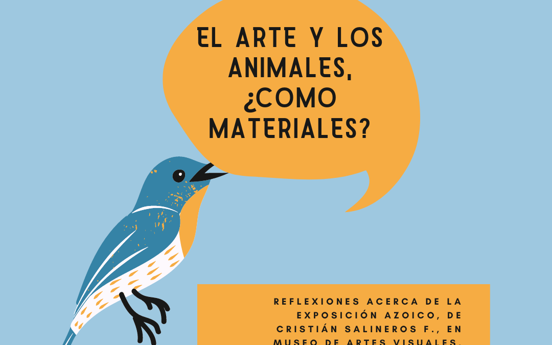 El arte y los animales, ¿como materiales?